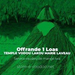 Offrande vaudou design vert