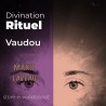 Divination - Rituel Vaudou le troisième oeil bi Color mauve et orange 