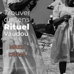 Trouver du sens un rituel vaudou de Marie Laveau des vaudouisantes se réunissent pour un rituel de mer.