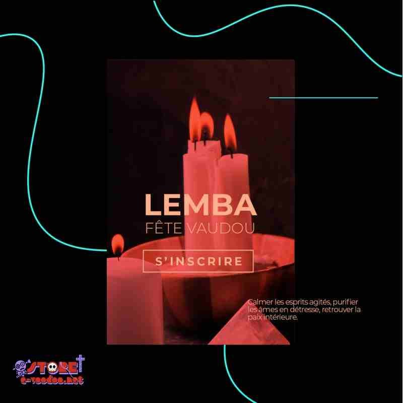 Lemba est une cérémonie sacrée de fête vaudou un rituel de purification de la culture kikongo acec une poupée vaudou africaine