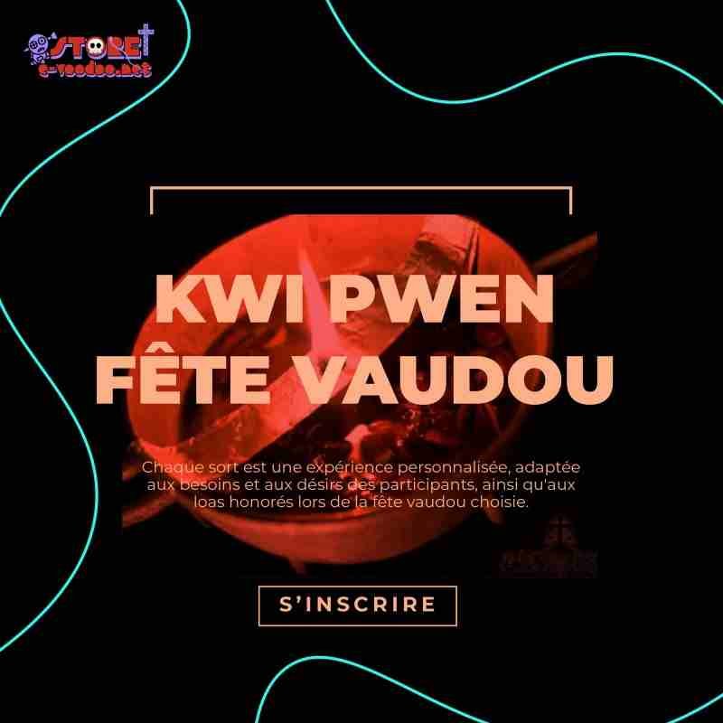 Participez à notre Fête Vaudou avec le rituel Kwi Pwen (Lampe de Pouvoir), en direct privé sur YouTube