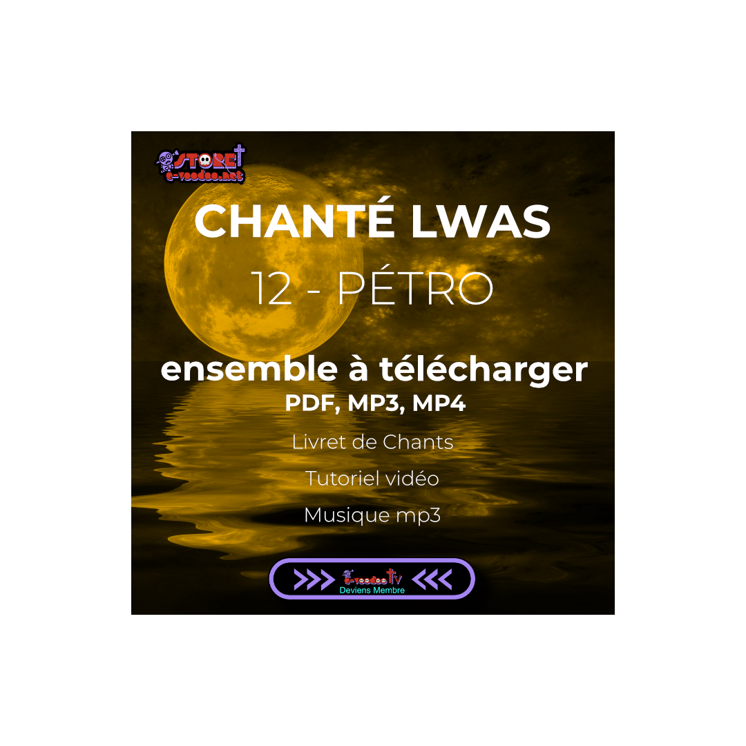 chante lwas petro decembre - livets de chant offert pour les abonnés musique vaudou tutoriel