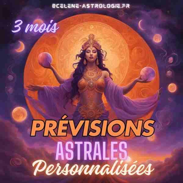 Prévisions Astrales Personnalisées 3 mois céléné astrologie