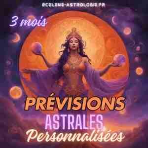Prévisions Astrales Personnalisées 3 mois céléné astrologie