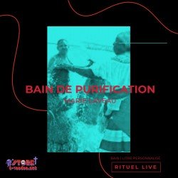 Bain de purification personnalisé, consacré à un Lwa, préparé par Mambo Marie Laveau. 