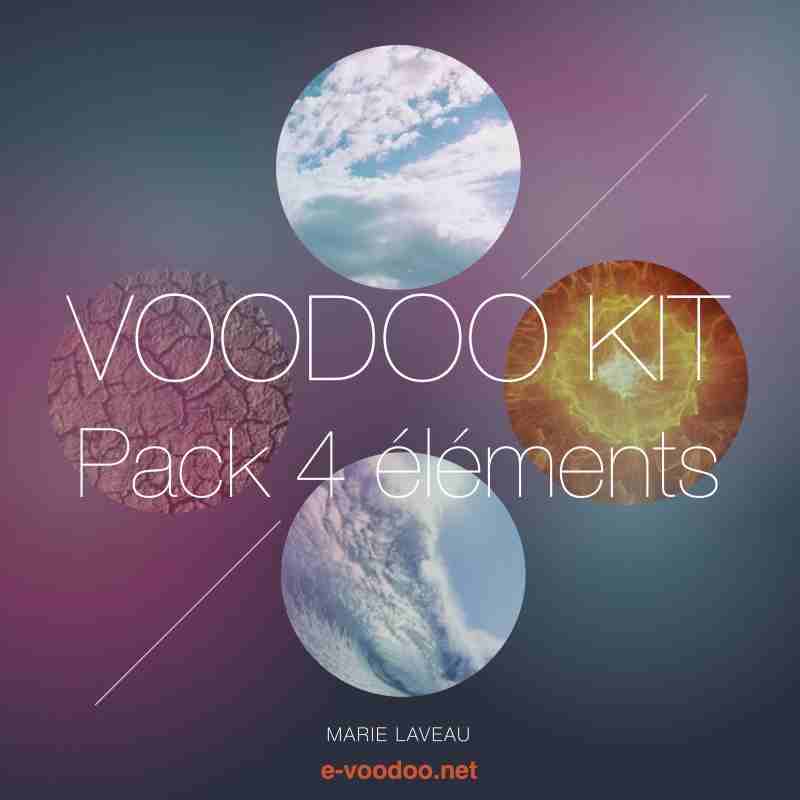 VOODOO KIT - PACK 4 ELEMENTS - diy sur mesure Marie Laveau